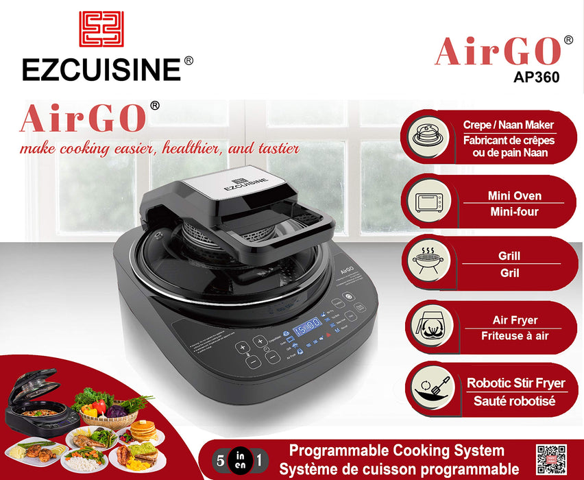 AirGO AP360-II 5-in-1 Multifunction programmable Cooking System