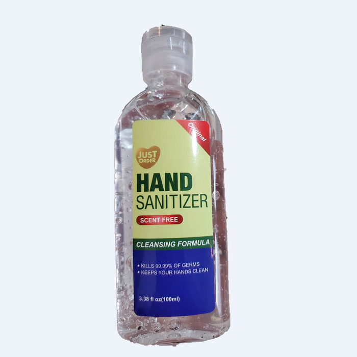 JustOrder Hand Sanitizer 100ml Travel Size Clean-On-the-Go